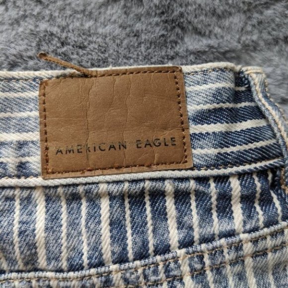 American Eagle  Distressed Striped Jeans NW… - Picture 6 of 7